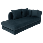 Casa si Gradina - Gradina si terasa - Mobilier exterior - Scaune si sezlonguri gradina - sezlong cu spatiu de depozitare, albastru, dreapta, LAMBA - Infinity.ro