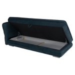 Casa si Gradina - Gradina si terasa - Mobilier exterior - Scaune si sezlonguri gradina - sezlong cu spatiu de depozitare, albastru, stanga, LAMBA - Infinity.ro