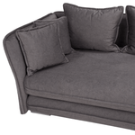 Casa si Gradina - Gradina si terasa - Mobilier exterior - Scaune si sezlonguri gradina - sezlong cu spatiu de depozitare, gri, stanga, LAMBA - Infinity.ro