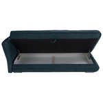 Casa si Gradina - Gradina si terasa - Mobilier exterior - Scaune si sezlonguri gradina - sezlong cu spatiu de depozitare, albastru, stanga, LAMBA - Infinity.ro