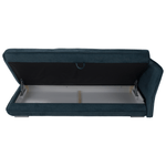 Casa si Gradina - Gradina si terasa - Mobilier exterior - Scaune si sezlonguri gradina - sezlong cu spatiu de depozitare, albastru, dreapta, LAMBA - Infinity.ro