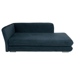 Casa si Gradina - Gradina si terasa - Mobilier exterior - Scaune si sezlonguri gradina - sezlong cu spatiu de depozitare, albastru, stanga, LAMBA - Infinity.ro