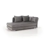 Casa si Gradina - Gradina si terasa - Mobilier exterior - Scaune si sezlonguri gradina - sezlong cu spatiu de depozitare, gri, dreapta, LAMBA - Infinity.ro