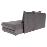 Casa si Gradina - Gradina si terasa - Mobilier exterior - Scaune si sezlonguri gradina - sezlong cu spatiu de depozitare, gri, stanga, LAMBA - Infinity.ro