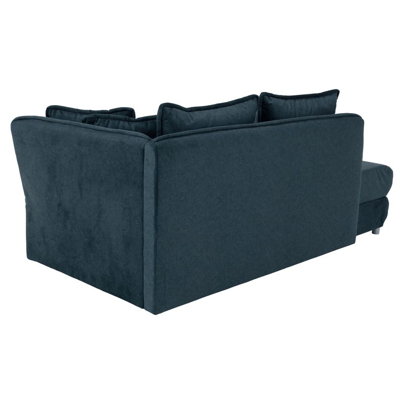 Casa si Gradina - Gradina si terasa - Mobilier exterior - Scaune si sezlonguri gradina - sezlong cu spatiu de depozitare, albastru, dreapta, LAMBA - Infinity.ro