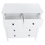 Casa si Gradina - Mobilier - Comode si corpuri - Comode - Comoda, alb/negru, TEANA - Infinity.ro