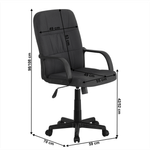 Casa si Gradina - Mobilier - Scaune si fotolii - Fotolii - Fotoliu de birou, negru, KERET - Infinity.ro