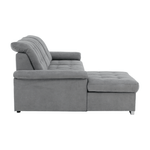 Casa si Gradina - Mobilier - Canapele si coltare - Coltare - Coltar, mustar tesatura, gri, stanga, EVANGELIN - Infinity.ro