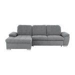 Casa si Gradina - Mobilier - Canapele si coltare - Coltare - Coltar, mustar tesatura, gri, stanga, EVANGELIN - Infinity.ro