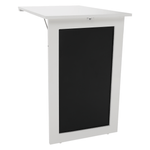 Casa si Gradina - Mobilier - Mese si birouri - Mese living - Masa plianta, de perete cu tabla de creta, alba, ZALMAN - Infinity.ro