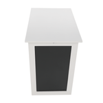 Casa si Gradina - Mobilier - Mese si birouri - Mese living - Masa plianta, de perete cu tabla de creta, alba, ZALMAN - Infinity.ro