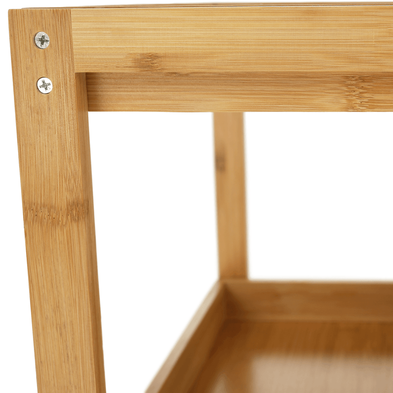 Casa si Gradina - Mobilier - Biblioteci si rafturi - Rafturi - Raft, lacuit bambus/ tesatura gri, KELANA - Infinity.ro