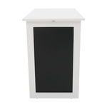 Casa si Gradina - Mobilier - Mese si birouri - Mese living - Masa plianta, de perete cu tabla de creta, alba, ZALMAN - Infinity.ro
