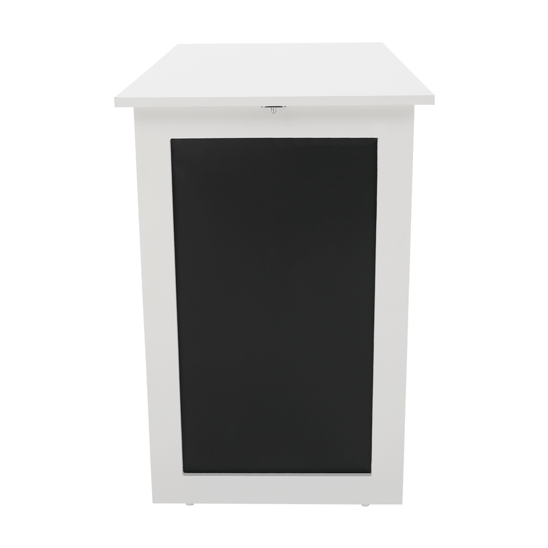 Casa si Gradina - Mobilier - Mese si birouri - Mese living - Masa plianta, de perete cu tabla de creta, alba, ZALMAN - Infinity.ro