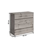 Casa si Gradina - Mobilier - Comode si corpuri - Comode - Comoda, stejar welington, TOGOS - Infinity.ro