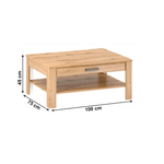 Casa si Gradina - Mobilier - Mese si birouri - Masute de cafea - Masuta de cafea, stejar apalache, PUSAN T - Infinity.ro