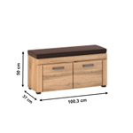 Casa si Gradina - Mobilier - Dulapuri si sifoniere - Dulapuri pantofi - Pantofar, stejar apalache, PUSAN Y - Infinity.ro