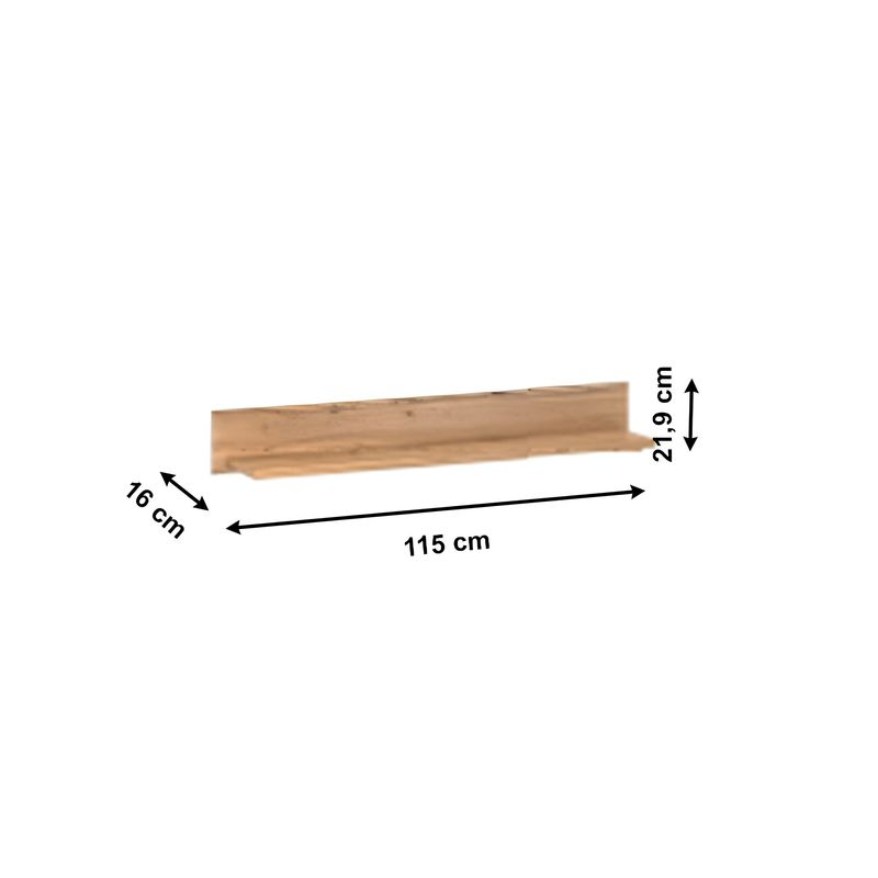 Casa si Gradina - Mobilier - Biblioteci si rafturi - Rafturi - Raft, stejar apalache, PUSAN U - Infinity.ro