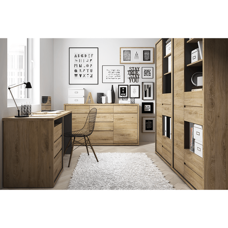 Casa si Gradina - Mobilier - Biblioteci si rafturi - Rafturi - Raft, stejar shetland, SHELDON TIP 12 - Infinity.ro