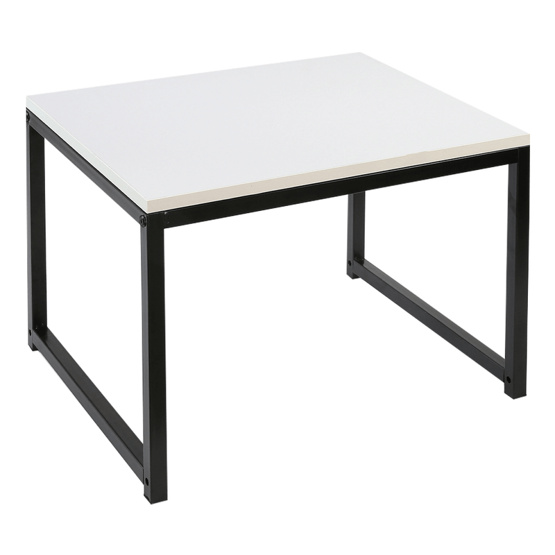 Casa si Gradina - Mobilier - Mese si birouri - Masute de cafea - Set 2 masute de cafea, alb mat/negru, KASTLER NEW TYP 2 - Infinity.ro