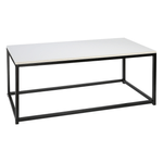 Casa si Gradina - Mobilier - Mese si birouri - Masute de cafea - Set 2 masute de cafea, alb mat/negru, KASTLER NEW TYP 2 - Infinity.ro