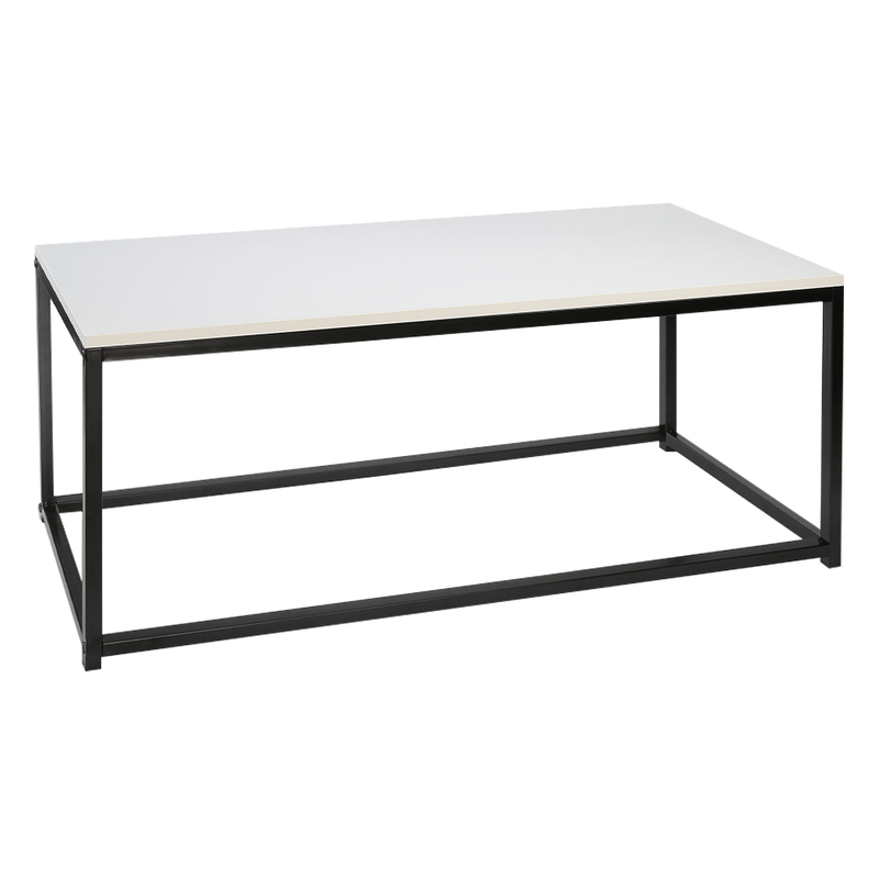 Casa si Gradina - Mobilier - Mese si birouri - Masute de cafea - Set 2 masute de cafea, alb mat/negru, KASTLER NEW TYP 2 - Infinity.ro