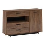 Casa si Gradina - Mobilier - Comode si corpuri - Comode - Comoda, stejar bolzano / negru, DELIS E - Infinity.ro