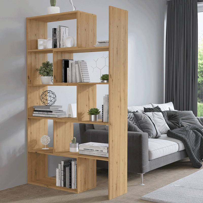 Casa si Gradina - Mobilier - Biblioteci si rafturi - Rafturi - Raft, stejar artizan, KLOE I - Infinity.ro