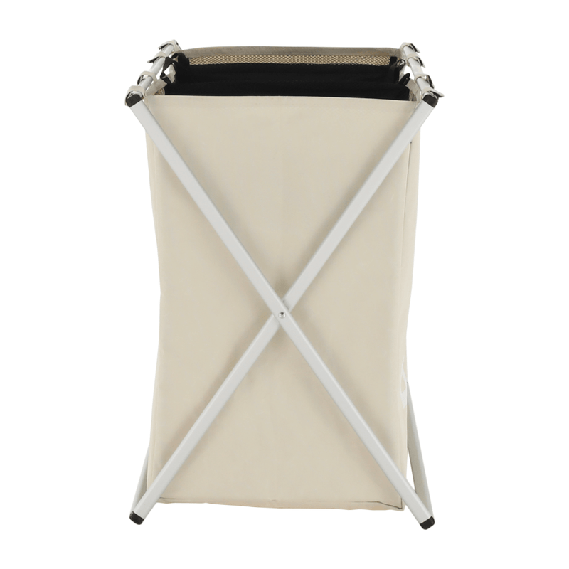 Casa si Gradina - Sanitare - Suporturi si accesorii baie - Accesorii baie - Cos de rufe din panza, gri-bej, LAUNDRY NEW TYP 3 - Infinity.ro
