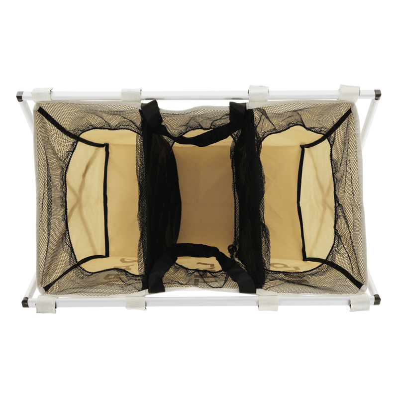 Casa si Gradina - Sanitare - Suporturi si accesorii baie - Accesorii baie - Cos de rufe din panza, gri-bej, LAUNDRY NEW TYP 3 - Infinity.ro