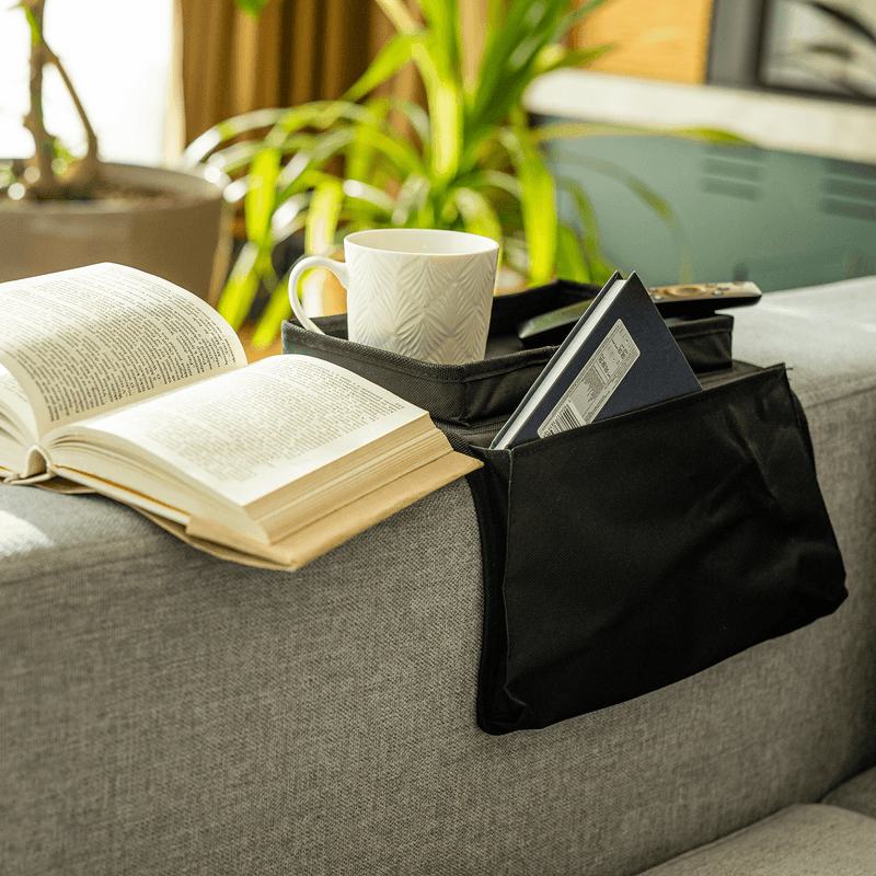 Casa si Gradina - Mobilier - Mese si birouri - Masute de cafea - Organizator canapea, negru, IPRES - Infinity.ro