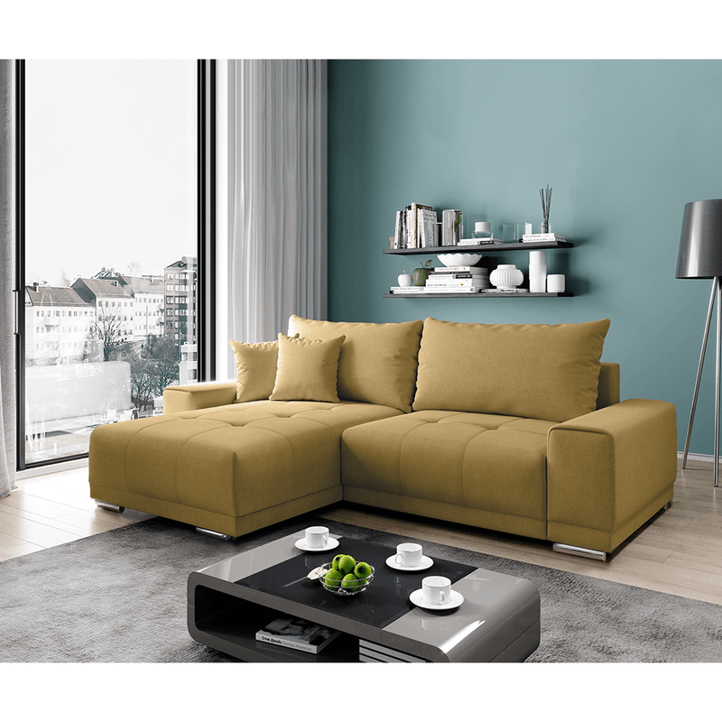 Casa si Gradina - Mobilier - Canapele si coltare - Canapele - Canapea universala, mustar, KEVAN - Infinity.ro