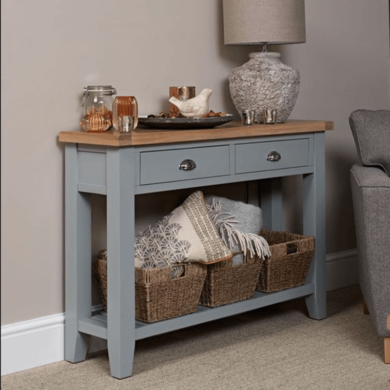 Casa si Gradina - Mobilier - Comode si corpuri - Console - Consola, nuc gri / deschis, JEREVAN - Infinity.ro