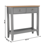 Casa si Gradina - Mobilier - Comode si corpuri - Console - Consola, nuc gri / deschis, JEREVAN - Infinity.ro