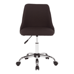 Casa si Gradina - Mobilier - Scaune si fotolii - Scaune - Scaun de birou, maro/crom, EDIZ - Infinity.ro