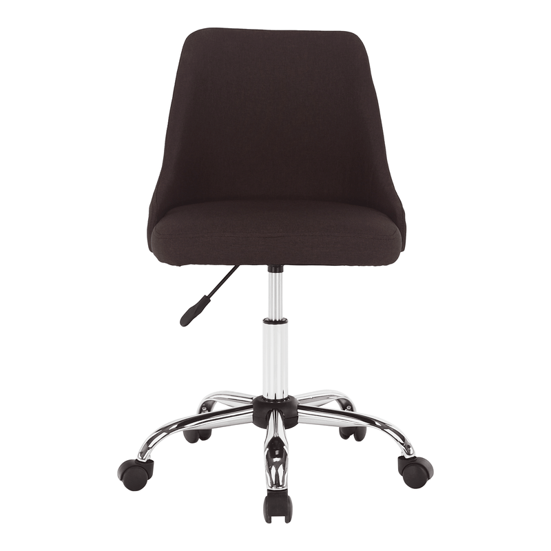 Casa si Gradina - Mobilier - Scaune si fotolii - Scaune - Scaun de birou, maro/crom, EDIZ - Infinity.ro