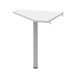 Casa si Gradina - Mobilier - Mese si birouri - Mese living - Masuta de colt, alba/metal, JOHAN 2 NEW 06 - Infinity.ro