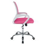 Casa si Gradina - Mobilier - Scaune si fotolii - Fotolii - Fotoliu de birou, roz/alb, SANAZ TYP 2 - Infinity.ro