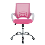 Casa si Gradina - Mobilier - Scaune si fotolii - Fotolii - Fotoliu de birou, roz/alb, SANAZ TYP 2 - Infinity.ro