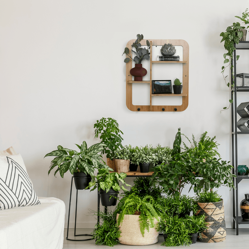 Casa si Gradina - Mobilier - Biblioteci si rafturi - Rafturi - Raft, bambus natural, ARTID TYP 2 - Infinity.ro