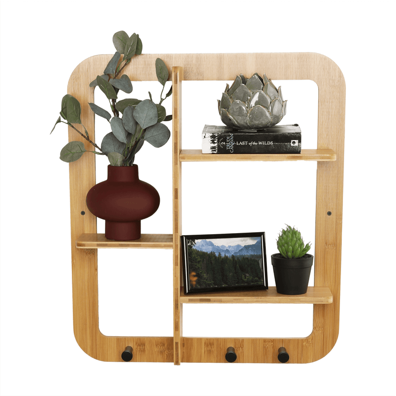 Casa si Gradina - Mobilier - Biblioteci si rafturi - Rafturi - Raft, bambus natural, ARTID TYP 2 - Infinity.ro