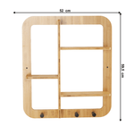 Casa si Gradina - Mobilier - Biblioteci si rafturi - Rafturi - Raft, bambus natural, ARTID TYP 2 - Infinity.ro