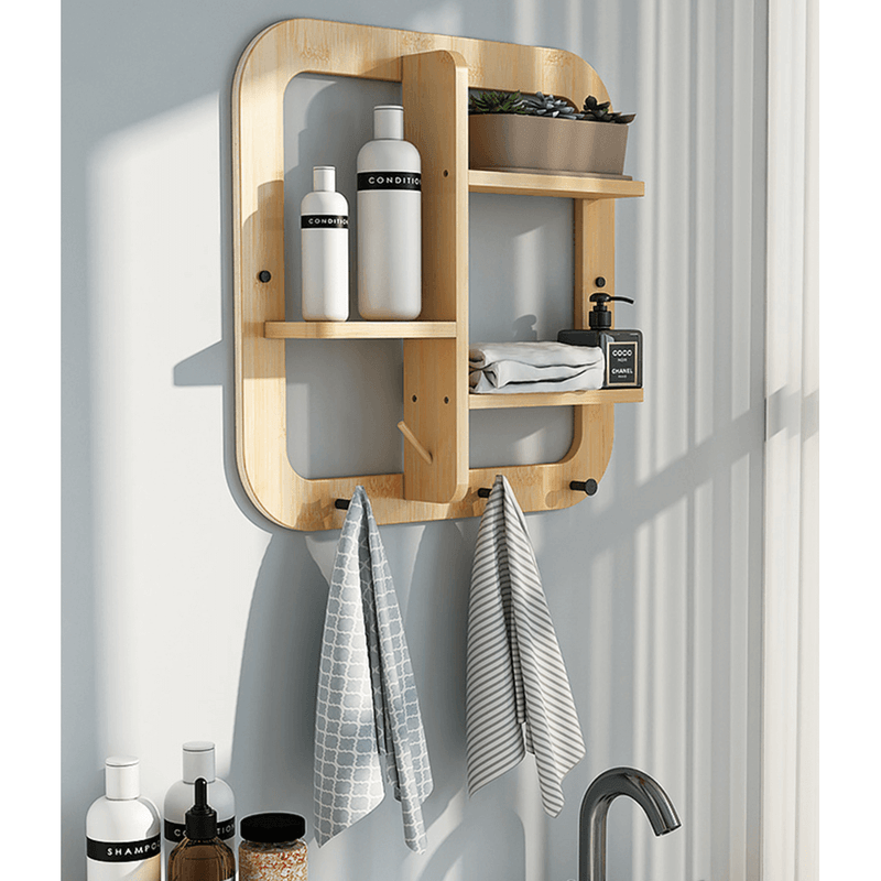 Casa si Gradina - Mobilier - Biblioteci si rafturi - Rafturi - Raft, bambus natural, ARTID TYP 2 - Infinity.ro