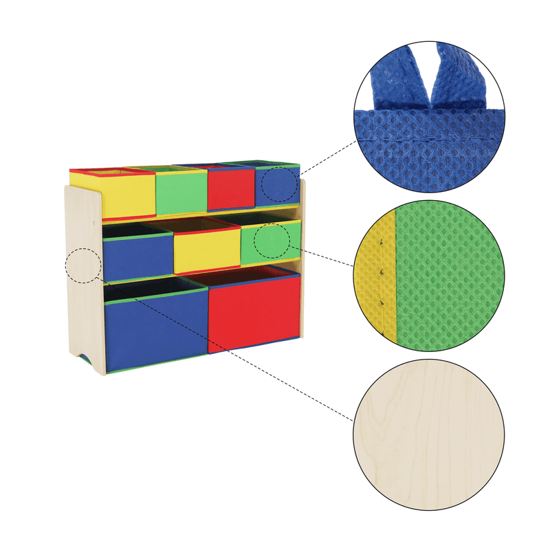 Casa si Gradina - Constructii - Depozitare, transport si protectie - Rafturi, fisete si vestiare - Organizator de jucarii, multicolor, NORDEN - Infinity.ro