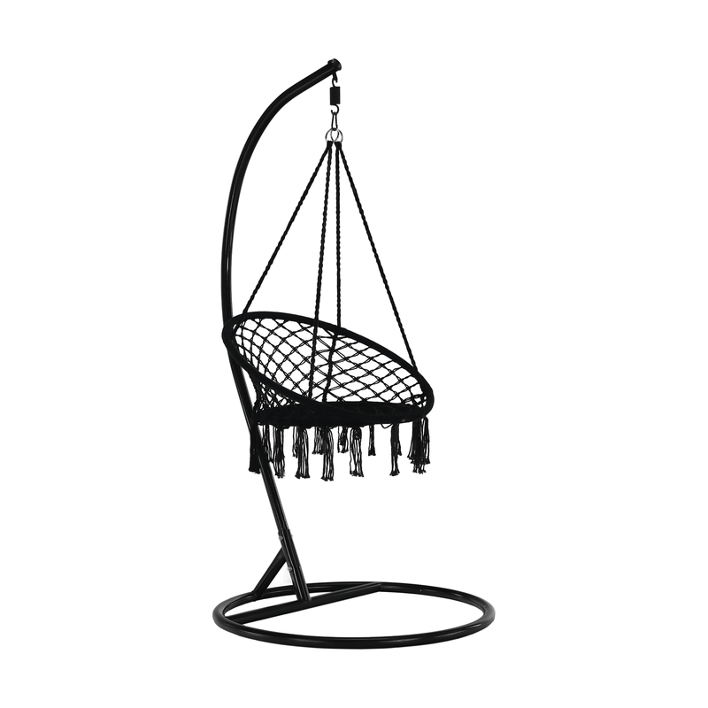Casa si Gradina - Gradina si terasa - Mobilier exterior - Scaune si sezlonguri gradina - Scaun suspendabil, negru, AMADO 2 NEW - Infinity.ro
