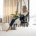 Casa si Gradina - Gradina si terasa - Mobilier exterior - Scaune si sezlonguri gradina - Scaun suspendabil, negru, AMADO 2 NEW - Infinity.ro