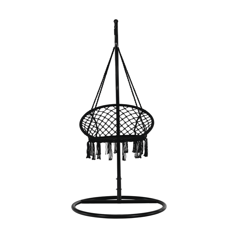 Casa si Gradina - Gradina si terasa - Mobilier exterior - Scaune si sezlonguri gradina - Scaun suspendabil, negru, AMADO 2 NEW - Infinity.ro