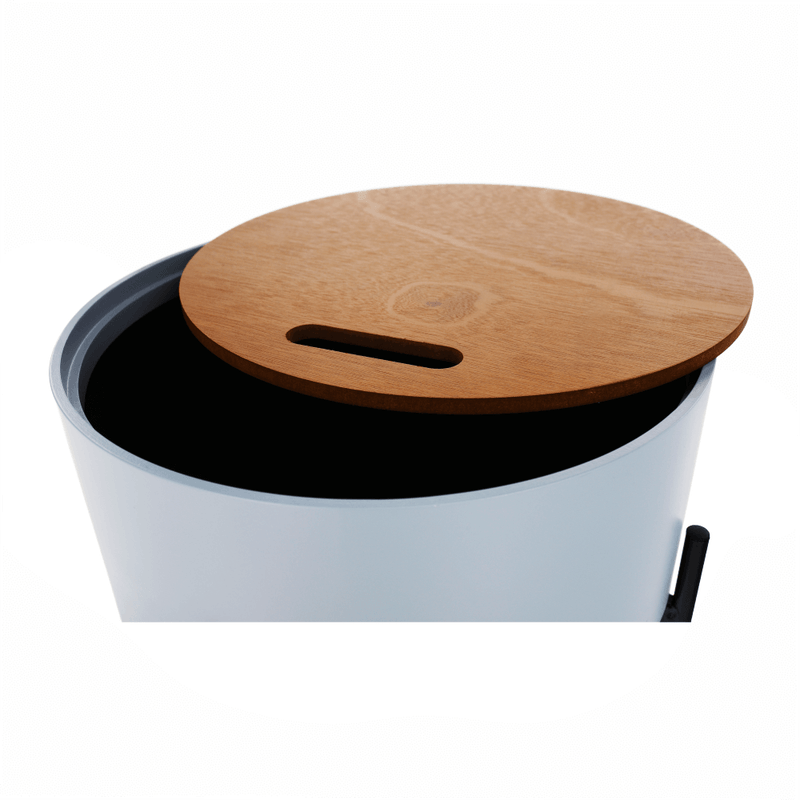 Casa si Gradina - Mobilier - Scaune si fotolii - Tabureti - Taburet cu spatiu de depozitare, gri/natural/negru, MOSAI - Infinity.ro