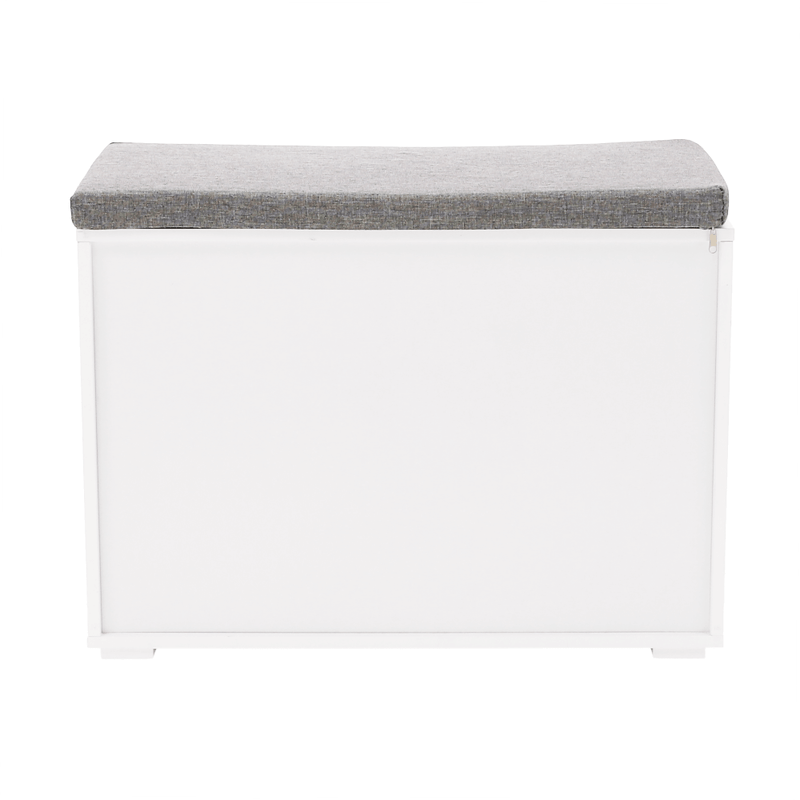 Casa si Gradina - Mobilier - Organizare si depozitare - Bancute - Banca cu pantofar, alb/gri, BOKSA - Infinity.ro