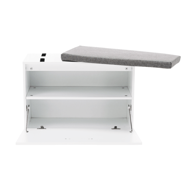 Casa si Gradina - Mobilier - Organizare si depozitare - Bancute - Banca cu pantofar, alb/gri, BOKSA - Infinity.ro